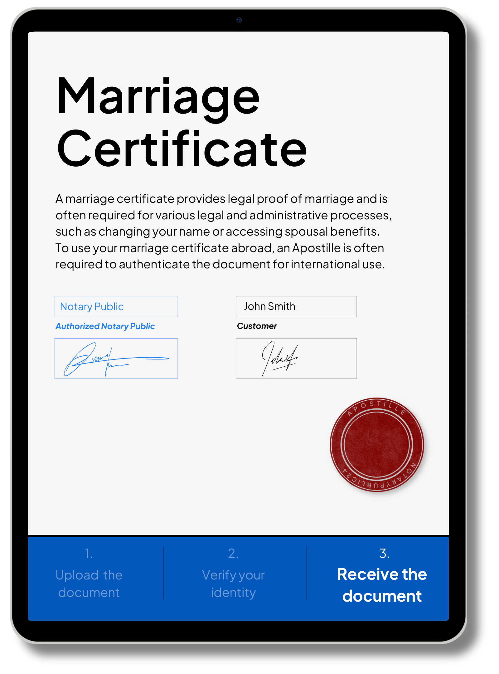 Heiratsurkunde